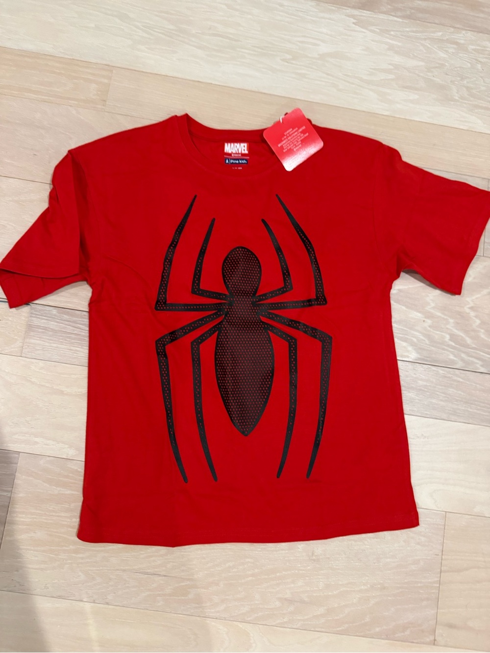 Marvel Red Short-Sleeve Spider Emblem Tee